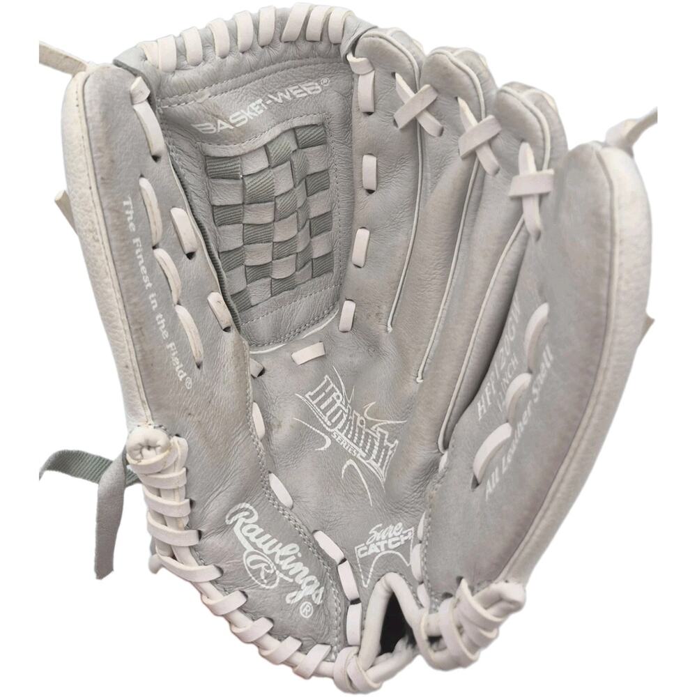 Rawlings HFP120GW Highlight Series 12" RHT White Leather Softball Glove
